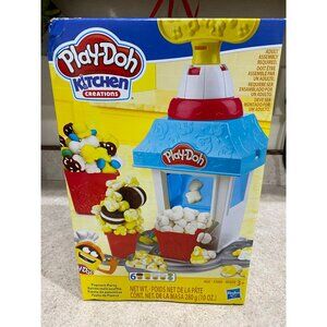Play-Doh Kitchen Creations Popcorn Party Play Food Set with 6 Non-Toxic Cans